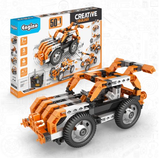 Engino - Creative Builder: 50 Models Motorized Set (Multimodel Set)