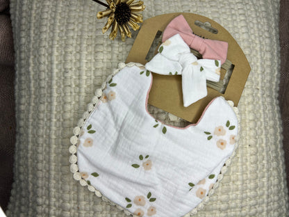 Double Sided Bib with 2 Bows
