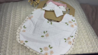 Double Sided Bib with 2 Bows